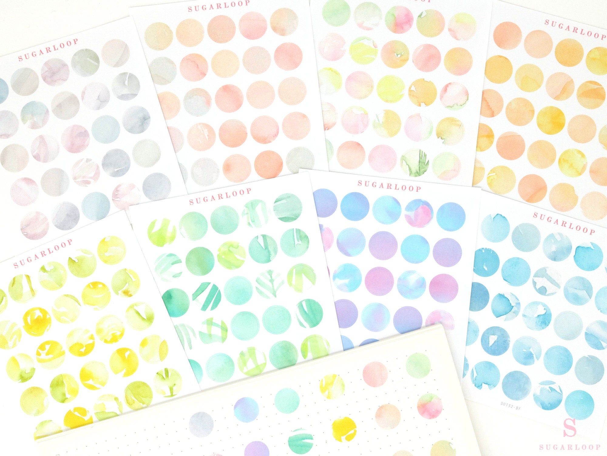 Dot Bujo Planner Stickers: 0.5 inch (12 mm)