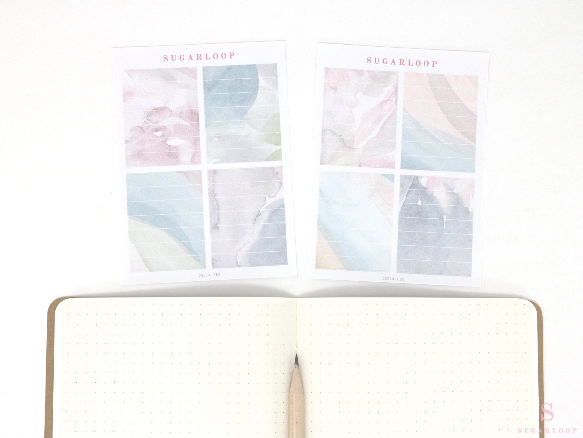 Color Palette Deco Stickers for Journals & Planners: Mesa