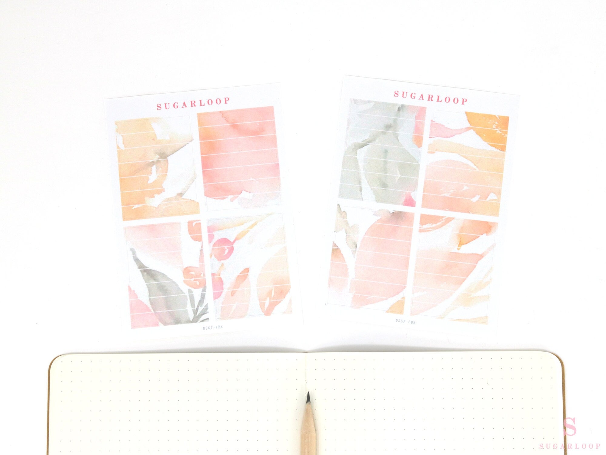 Color Palette Deco Stickers for Journals & Planners: Sugarberry