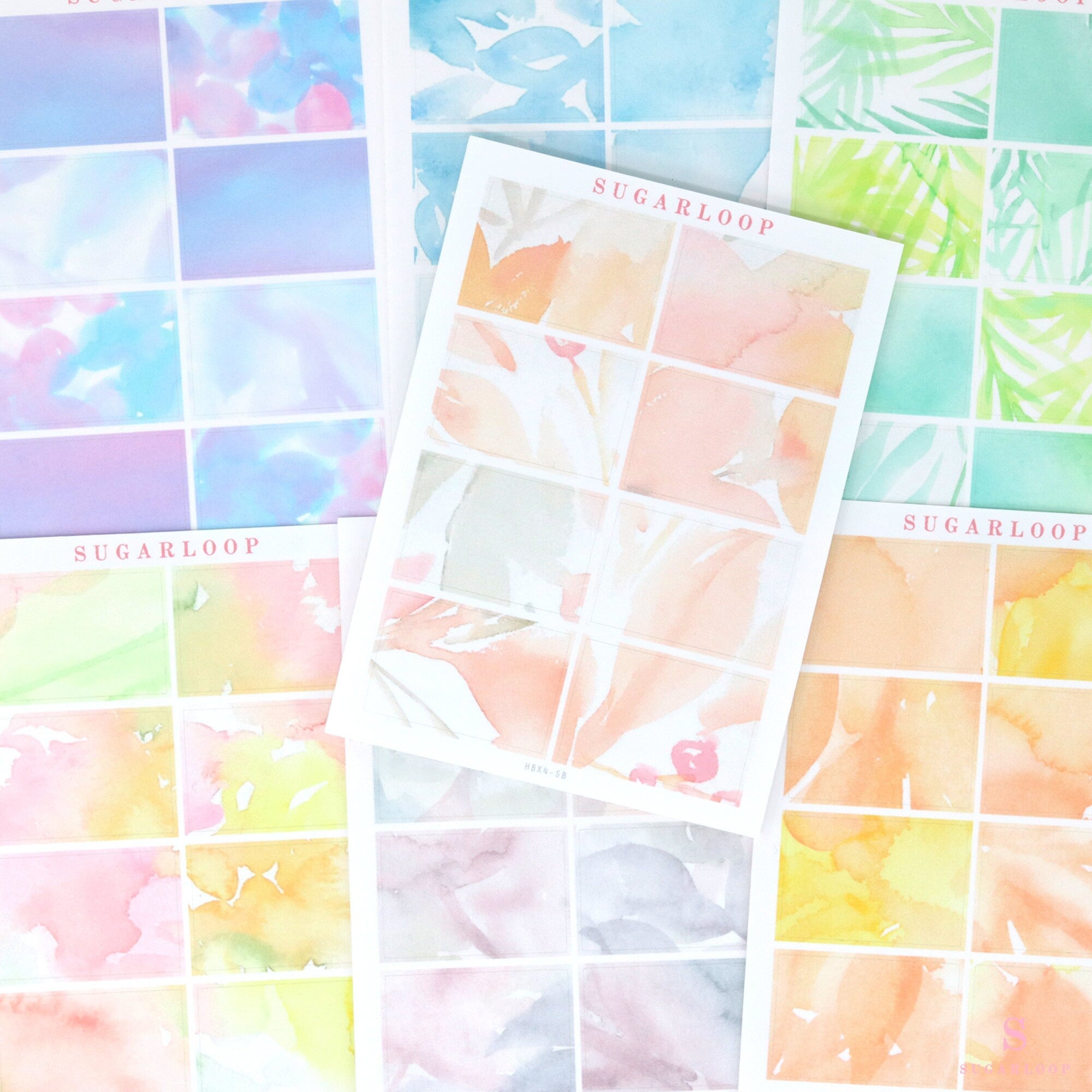Half Box Appointment Labels Bujo Planner Stickers: 1.5 in (38 mm) wide & 1 in (25 mm) tall