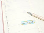 Pastel Sparkly Glitter Quarter Box Label Bujo Planner Stickers:0.5in (12 mm) Tall