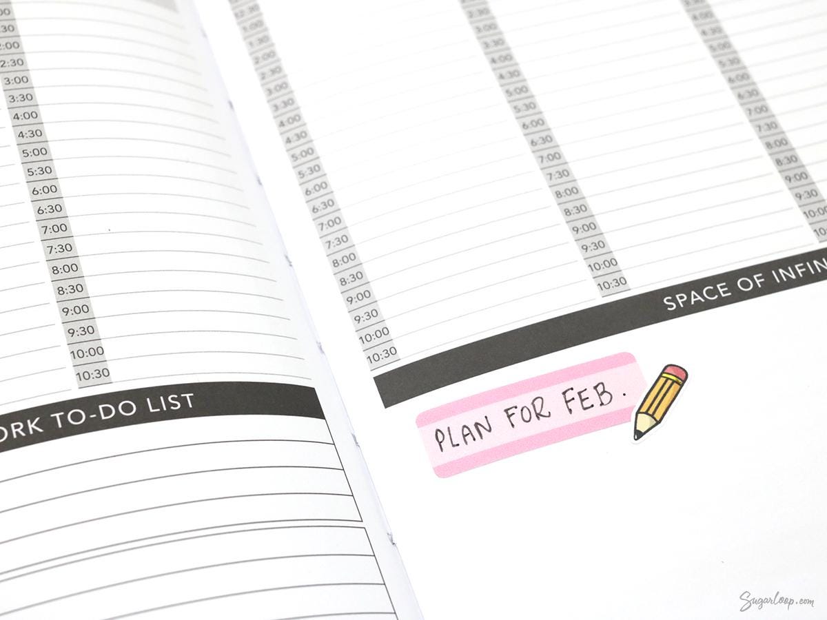 Pastel Quarter Box Label Bujo Planner Stickers: 0.5in (12 mm) Tall