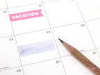 Watercolor Wash Appointment Quarter Box Labels Planner Stickers - 1.5 in (38 mm) in x 0.5 in (12 mm)