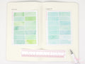 Watercolor Wash Appointment Quarter Box Labels Planner Stickers - 1.5 in (38 mm) in x 0.5 in (12 mm)