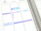 Quarter Box Bujo Planner Stickers: 1.5 in (38 mm) x 0.5 in (12 mm)