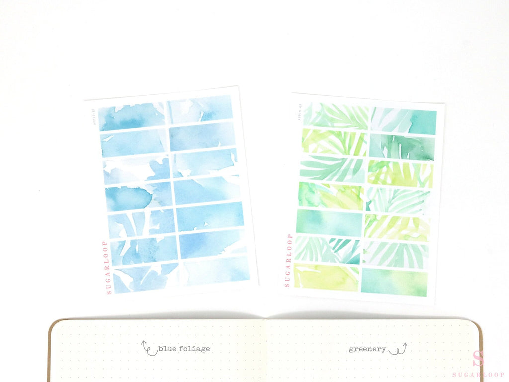 Quarter Box Writable Planner Stickers, 1.5 x 0.5