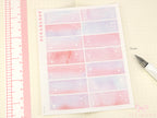 Moon & Stars Quarter Box Planner Stickers, 0.5 in
