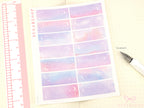 Moon & Stars Quarter Box Planner Stickers, 0.5 in