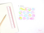 Watercolor Appointment Cloud Bujo Planner Stickers