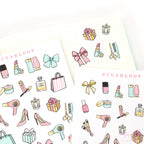 Beauty Makeup Bujo Journal Planner Stickers