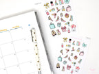 Beauty Makeup Bujo Journal Planner Stickers