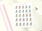 Hair Appointment Reminder Stickers for Planners Bujos & Journals