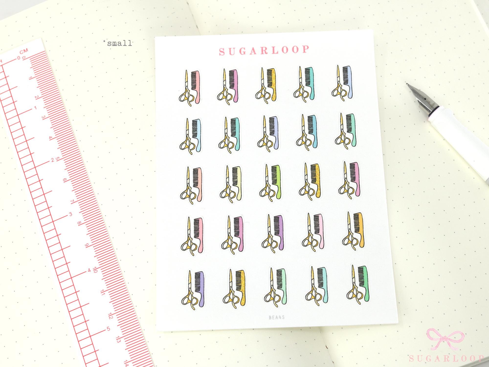 Hair Appointment Reminder Stickers for Planners Bujos & Journals