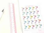 Hair Dryer Salon Planner Bujor & Journal Stickers