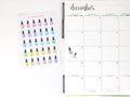 Nail Polish Mani Pedi Bujo Journal Planner Stickers: Rainbow