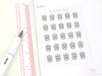 Candle Doodle Icons Planner & Journal Stickers