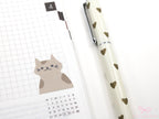 Cute Kawaii Cat Functional Sticker Labels for Bujo Planner Stickers