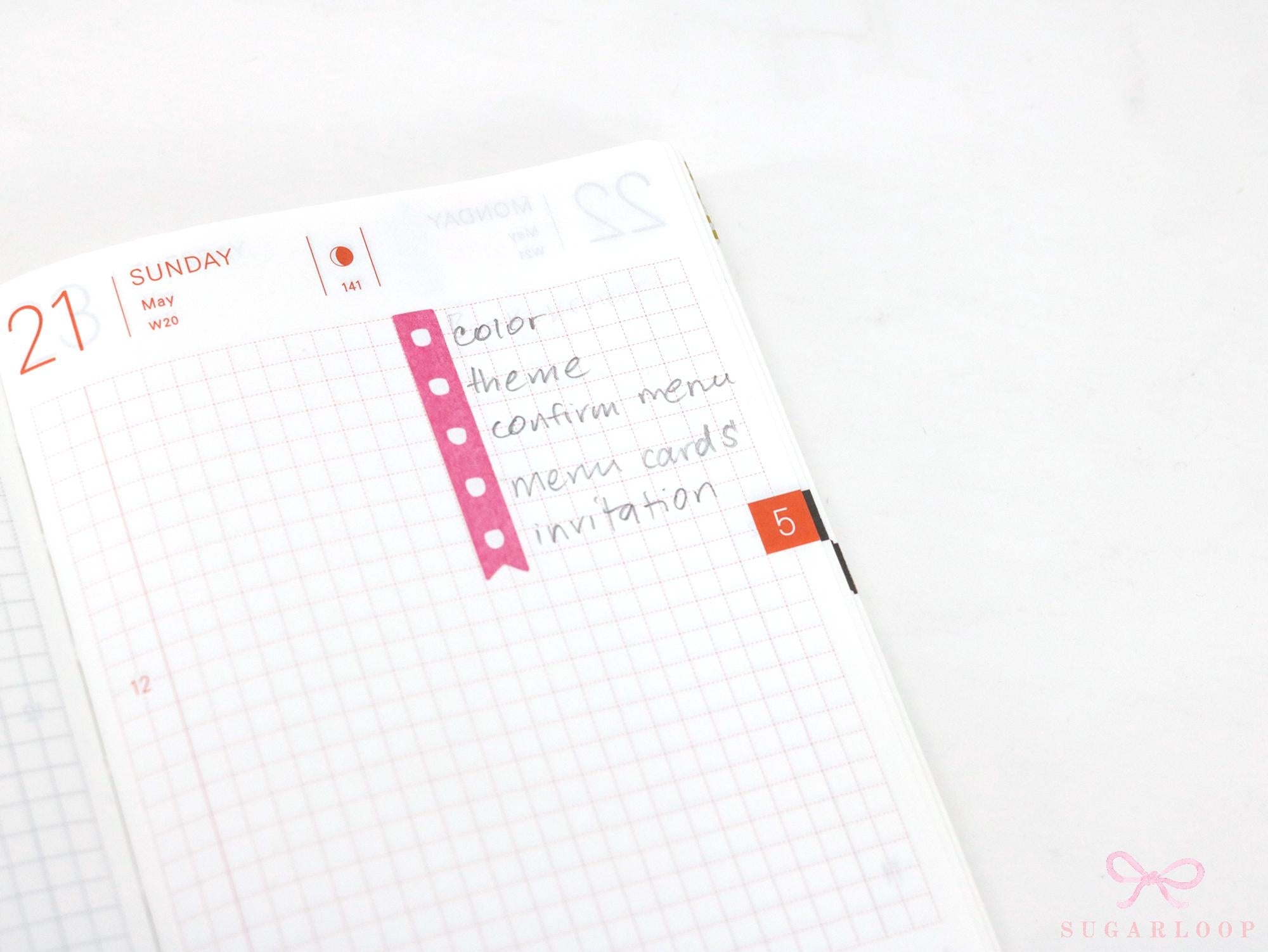 Watercolor Checklist Strips Planner & Journal Stickers: 5 Checkboxes