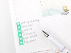 Pastel Heart Checklist Strip Stickers for Planners & Journals