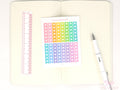 Pastel Heart Checklist Strip Stickers for Planners & Journals