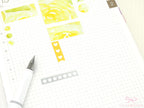 Pastel Heart Checklist Strip Stickers for Planners & Journals