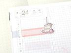 Cute Birthday Slice with Candle - Reminder Stickers