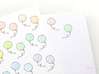 Cute Pastel Balloon Doodles Reminder Stickers