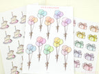 Bundle of Balloons  Cake & Gifts Planner and Journal Stickers: Deco Sheets