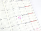 Cute Watercolor Balloons Reminder Stickers for Planners