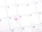 Cute Watercolor Balloons Reminder Stickers for Planners
