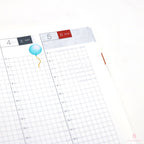 Cute Balloon Planner and Journal Stickers: Faux Glittery Strings