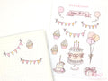 Birthday Planner Bujo Journal Deco Stickers – Cute Doodle – Cake  Balloons  Gifts  Bunting  Diaries  CLB7