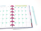 Colorful Mini Date Flag Planner and Journal Stickers: 0.25 in (6 mm)