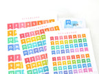 Date Flag Planner Stickers