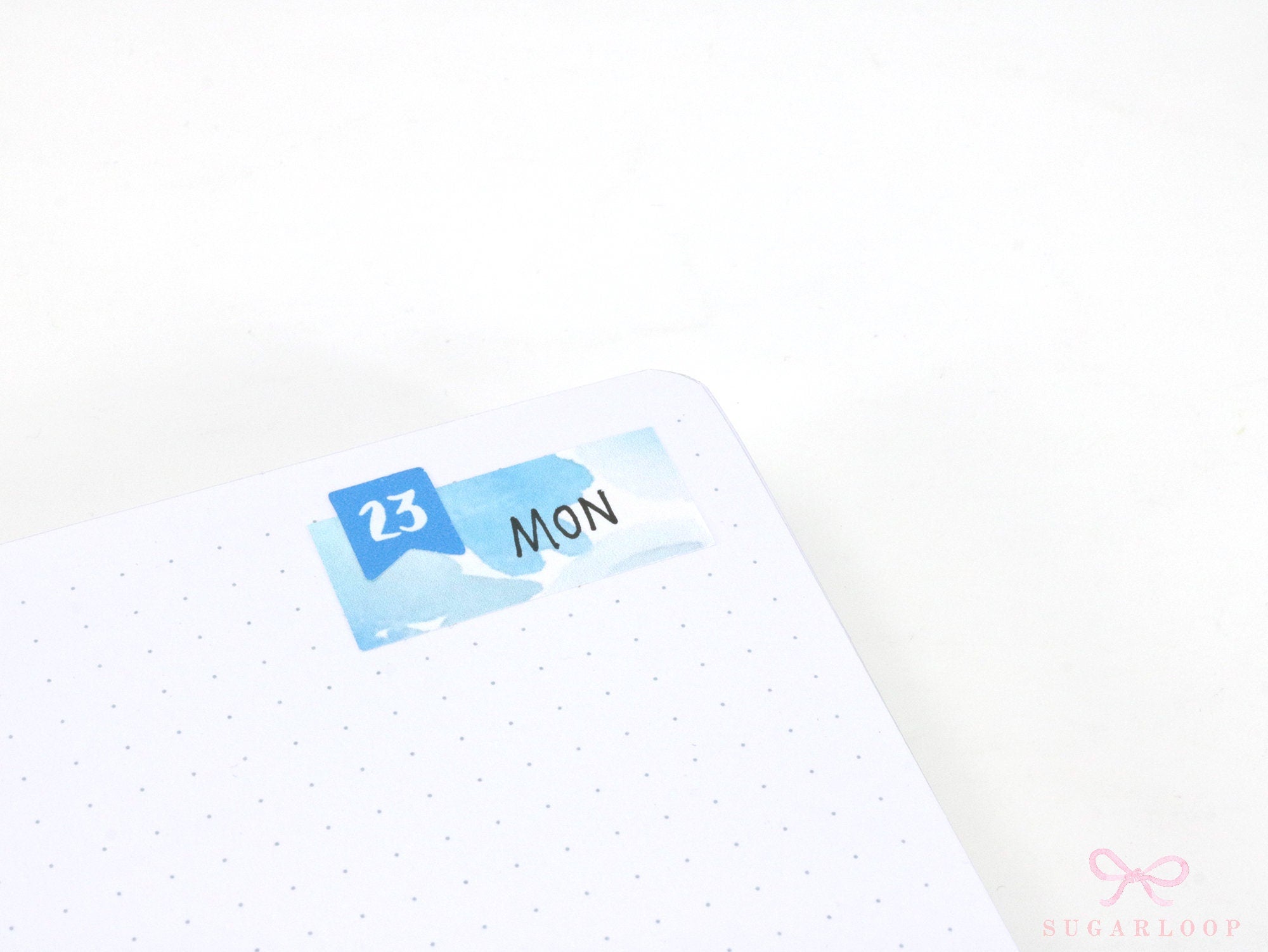 Date Flag Planner Stickers
