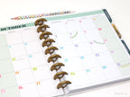 Multicolor Handlettered Date Bujo Planner Stickers: Various Sizes