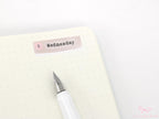 Pastel Mini Date Dot Bujo Planner Stickers: 0.25 in (6 mm)