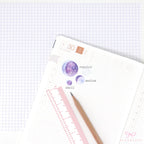 Moon Lunar Cycle Phases Planner & Journal Stickers