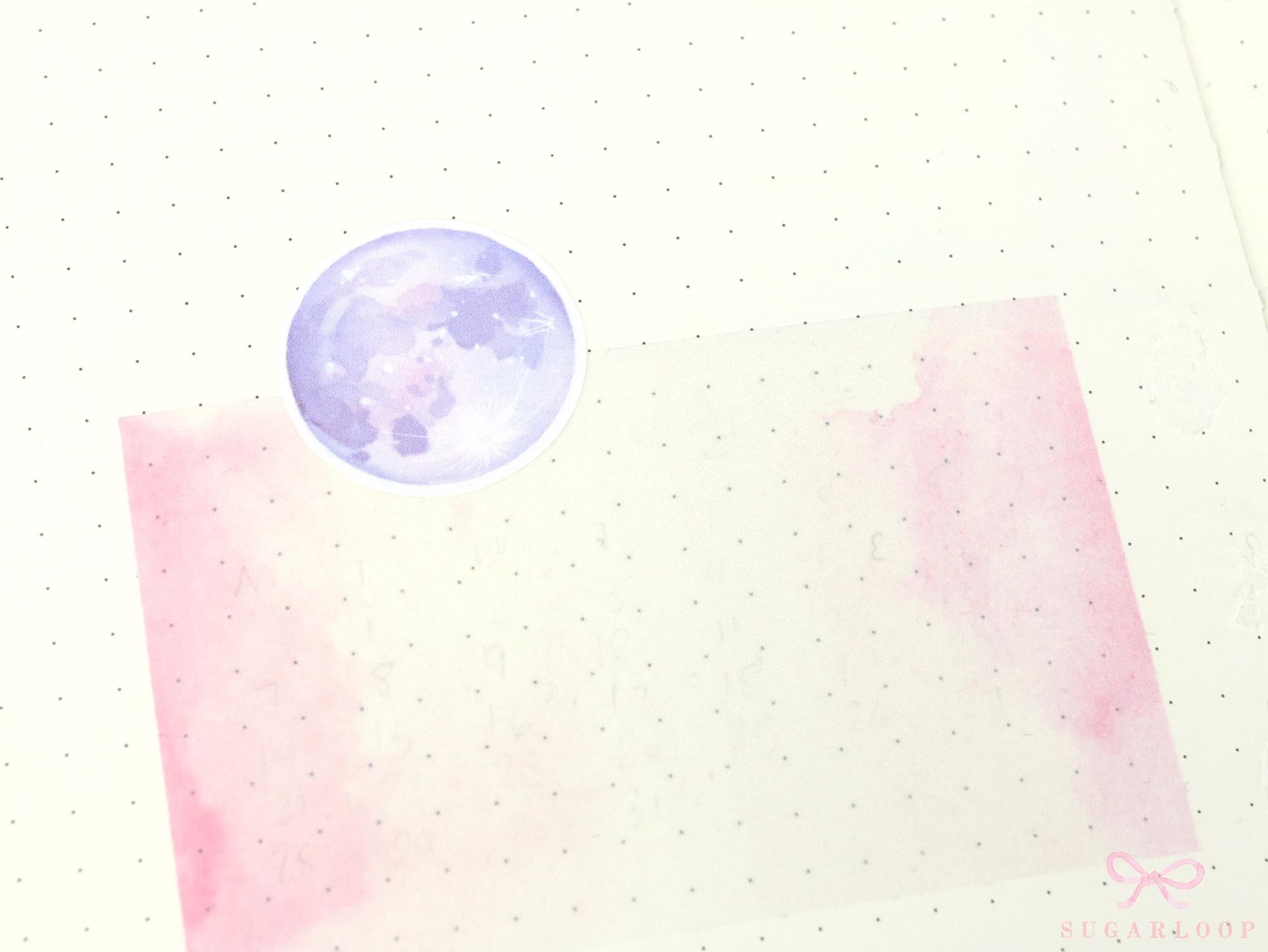 Moon Lunar Cycle Phases Planner & Journal Stickers