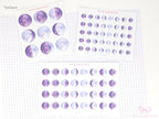 Moon Lunar Cycle Phases Planner & Journal Stickers