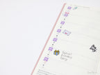 One Year Date Flags Bujo & Planner Stickers Bundle : 0.25in (6 mm) 0.3in (8 mm) 0.43in (10 mm) Wide
