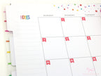 One Year Date Flags Bujo & Planner Stickers Bundle : 0.25in (6 mm) 0.3in (8 mm) 0.43in (10 mm) Wide