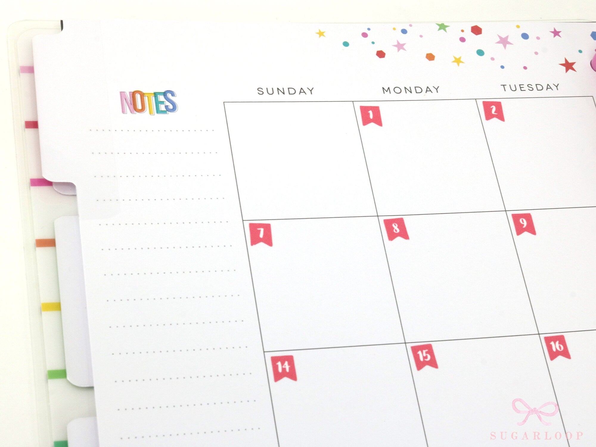 One Year Date Flags Bujo & Planner Stickers Bundle : 0.25in (6 mm) 0.3in (8 mm) 0.43in (10 mm) Wide