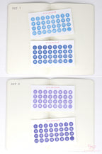 Date Dot Flag Hexagon Handwritten Bujo Planner Stickers: 0.375 in 1 cm 10 mm