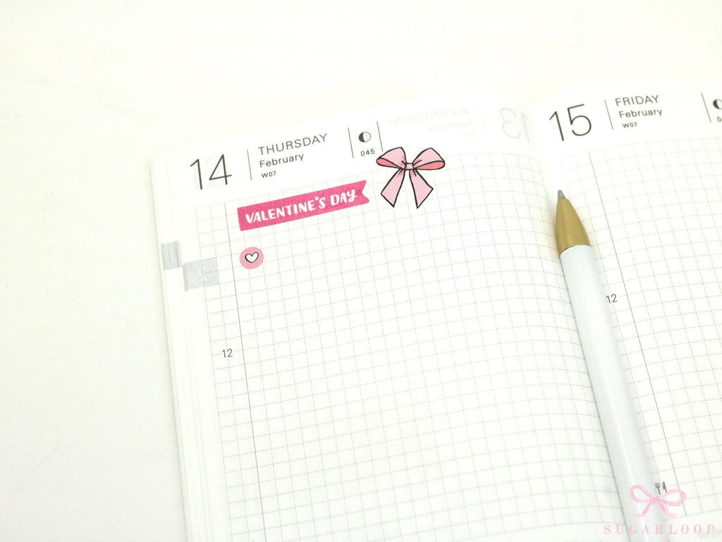 Colorful American holiday stickers for planners and bullet journals
