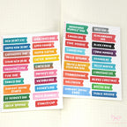 Canada Canadian Public Holidays Seasonal Planner & Journal Stickers