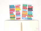 Canada Canadian Public Holidays Seasonal Planner & Journal Stickers