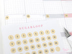 Mini Date Dot Planner & Journal Stickers Bundle: 0.25 in (6 mm)
