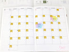 Mini Date Flags Planner and Journal Stickers: Journaling Hobonichi Travelers Notebook