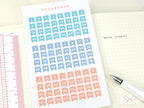 Mini Date Flags Planner and Journal Stickers: Journaling Hobonichi Travelers Notebook